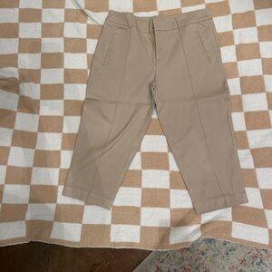 Tan Capri Pants